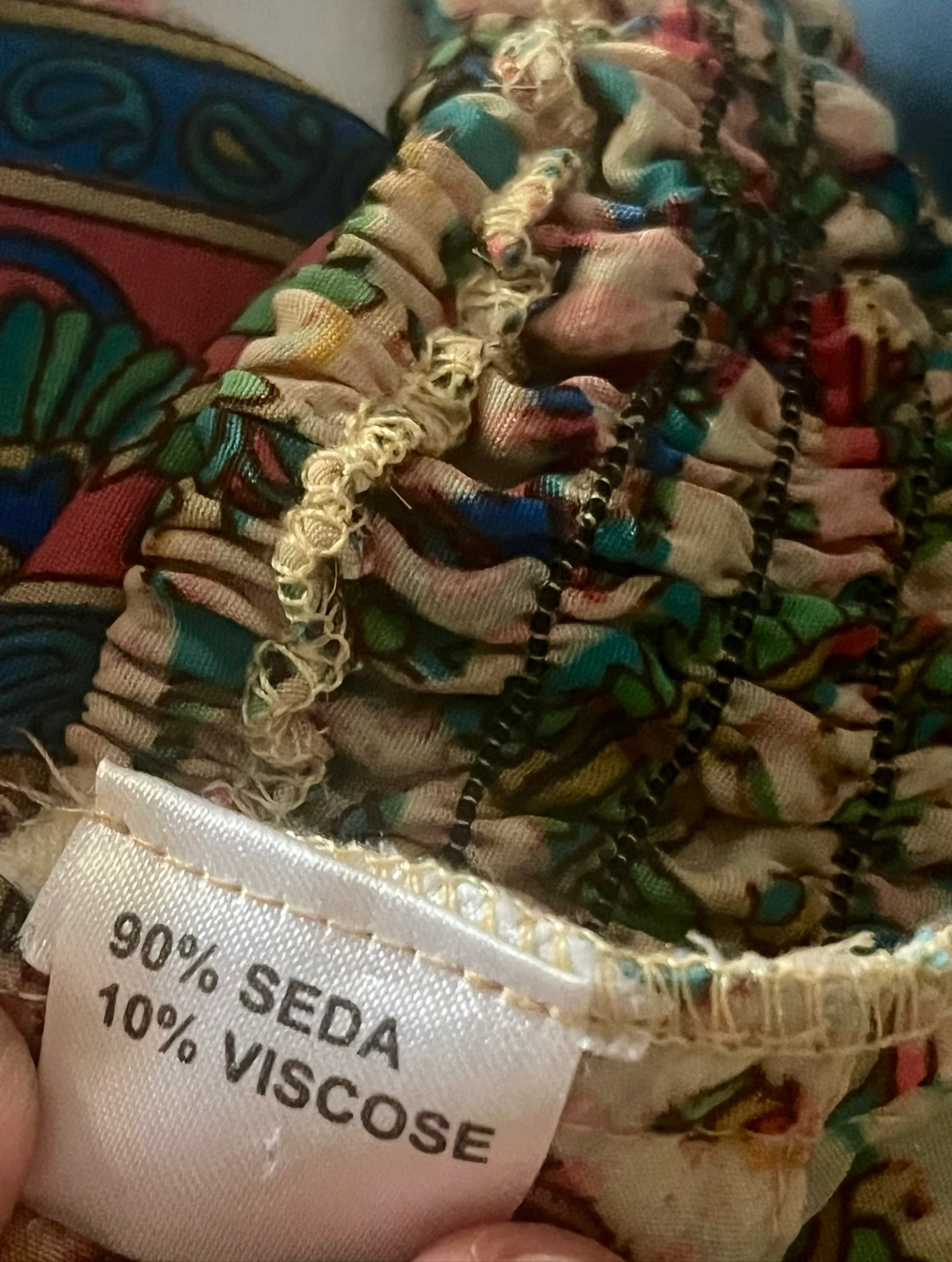 Conjunto de blusa y pantalón de seda – photo 9